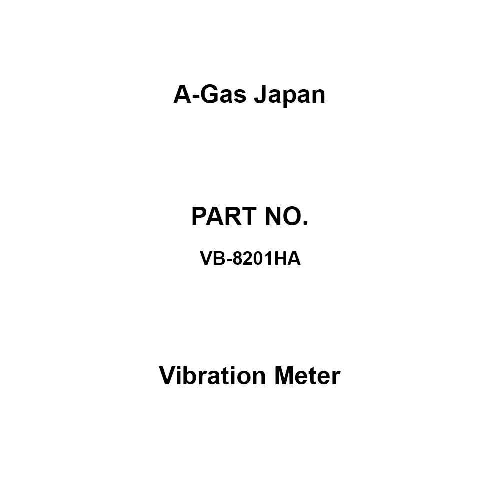 A-Gas Japan Vibration Meter 006 P (9 V) batteryx1, auto power off Power Supply 1.2 Cable Length, VB-8201HA
