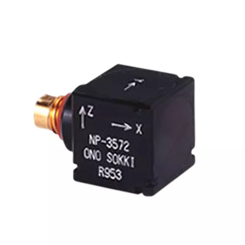 Ono Sokki Accelerometer Grounding / Insulation: Case grounding, NP-3572