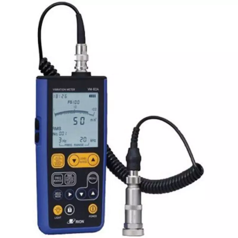 Rion Vibration Meter [Interface/USB] Data output and remote control of this device. Data acquisition is done, VM-82A+NC-98E