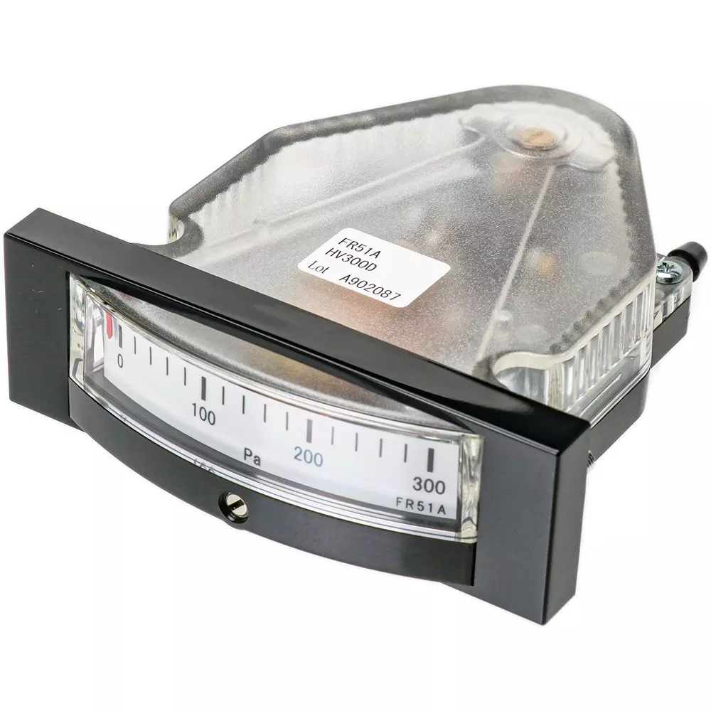 Yamamoto Electric Works Manostar Gauge 0 to 300 pA Pressure Range, FR51AHV-300D