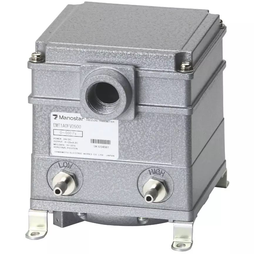 Yamamoto Electric Works Manosis Pressure Transmitter 2-wire 4-20 mA DC Output Indoor Drip-Proof Type, EMT1A0FME+-2