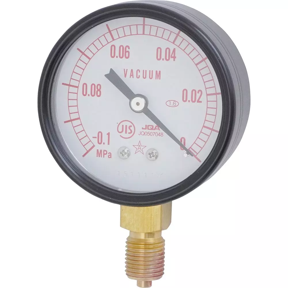 MIGISHITA SEIKI Vacuum Gauge A frame (without H collar) Case Type G1/4 Connector Thread, G211-111-0MPa