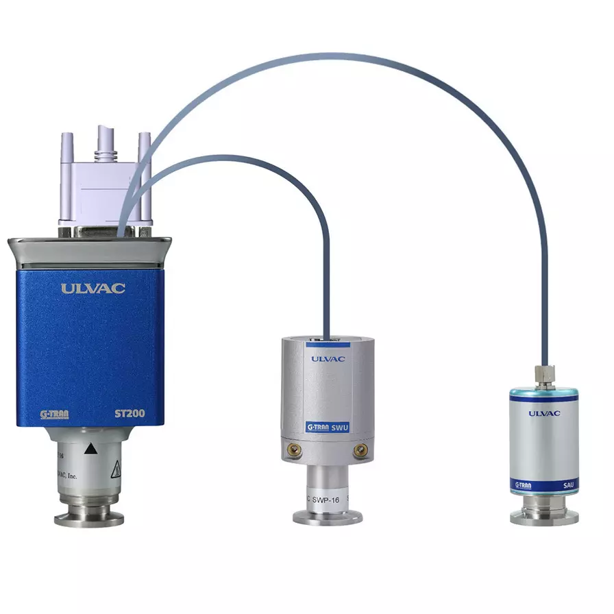 ULVAC Ionization Vacuum Gauge, Compatible multi-ion gauge sensor: SWT-25 (NW25), Emission, ST200-A(SWT-25+SWU10-R+SAU)&ISG1