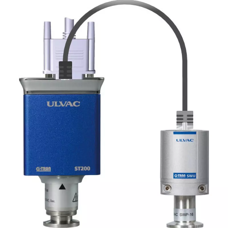 ULVAC Ionization Vacuum Gauge, Compatible multi-ion gauge sensor: SWT-25 (NW25), Emission current: 2, ST200A-ISG1-NW25-SET