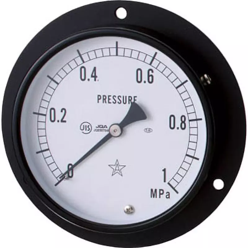 MIGISHITA SEIKI Vacuum Gauge D frame (with embedded brim) Case Type Φ98 mm Flange Diameter, G333-211- -0.1MPA