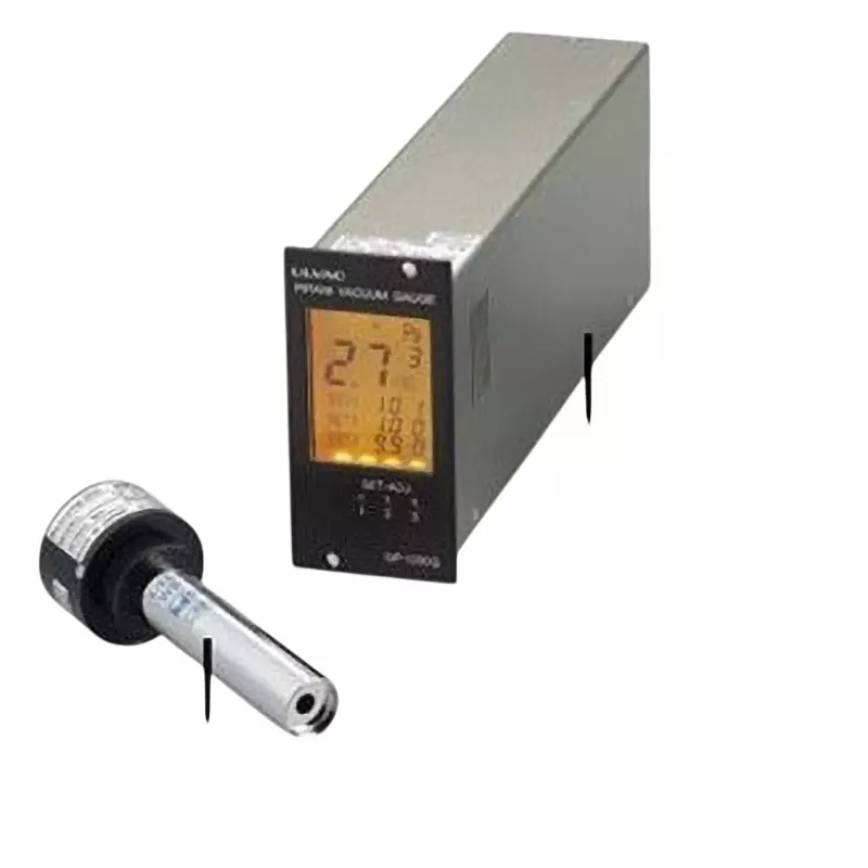 ULVAC Pirani Vacuum Gauge, Set points: 3 points Specifications ± 15% 51-760 Pa / ± 30% 10-1000 Pa (excluding, GP-1000G/WP-01