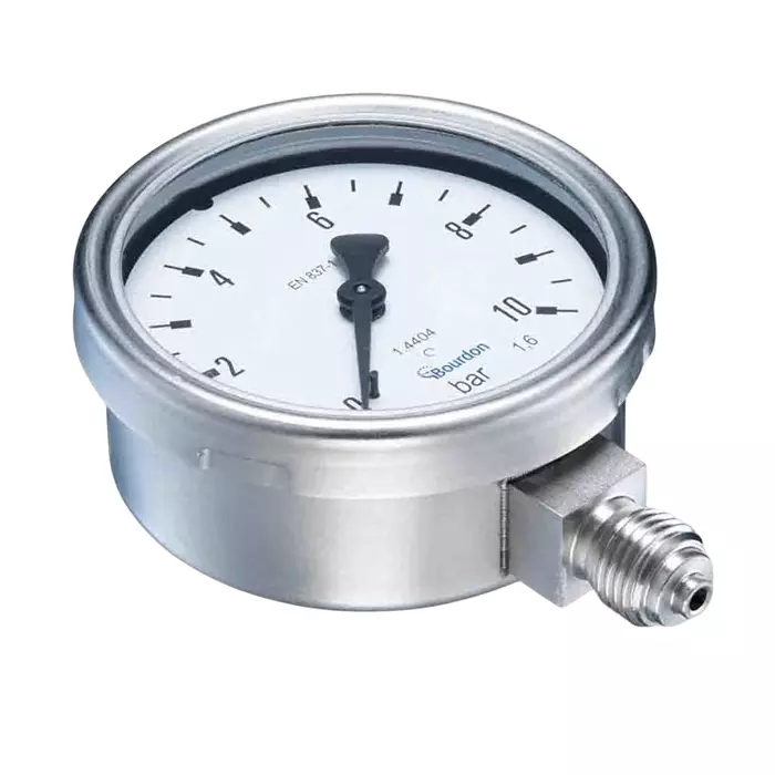Bourdon Analogue Pressure Gauge 250 Bar Bottom Entry 134 mm Outside Diameter, MEX5-D30.B35