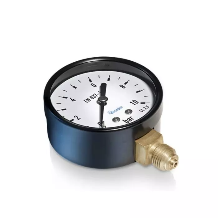 Bourdon Analogue Pressure Gauge 2.5 Bar Bottom Entry 50 mm Outside Diameter, MAT2-D20.B18