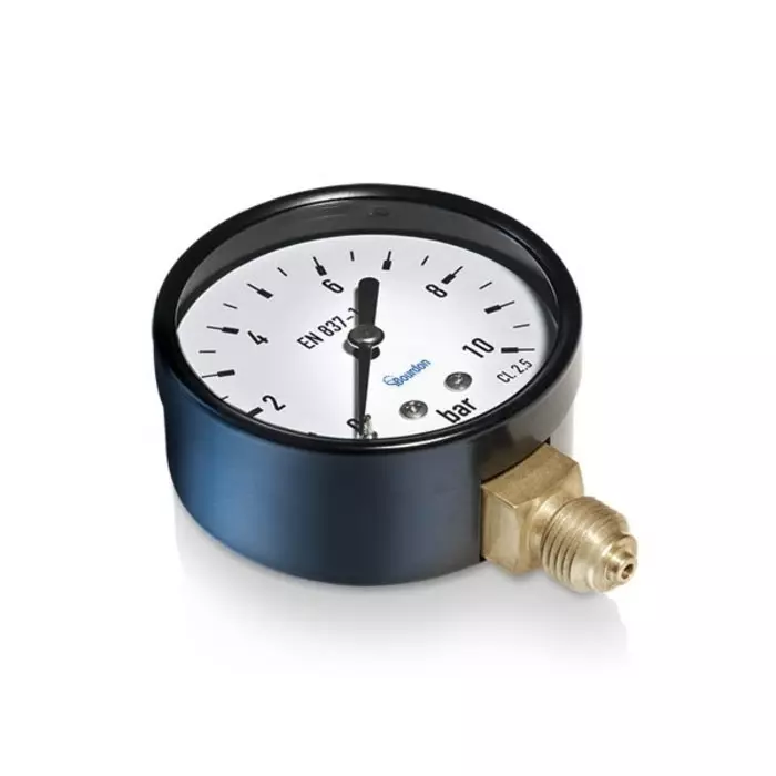Bourdon Analogue Pressure Gauge 2.5 Bar Bottom Entry 63 mm Outside Diameter, MAT3-D20.B18