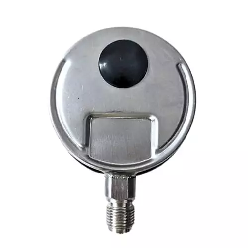 Japsin Instrumentation Industrial Pressure Gauge Analog Display 100 mm Dial Size 0 to 14 Kg/cm² Range for Industrial Use