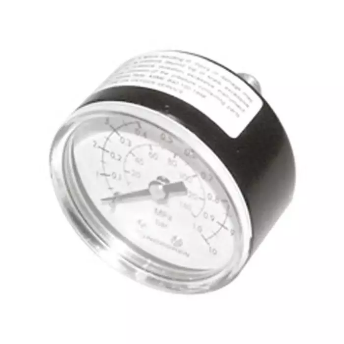 Norgren Analogue Pressure Gauge R 1/8 4 bar Back Entry 50 mm Outside Diameter, 18-013-011