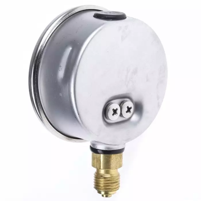 Sferaco G 1/4 Analogue Pressure Gauge 2.5 bar Bottom Entry 63 mm Outside Diameter With RS Calibration, 1613003