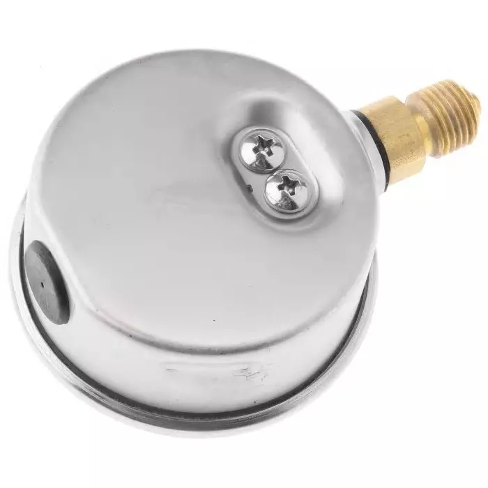 Sferaco G 1/4 Analogue Pressure Gauge 25 bar Bottom Entry 63 mm Outside Diameter With RS Calibration, 1613008