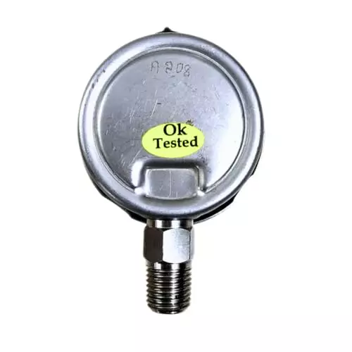 Japsin Instrumentation Industrial Pressure Gauge Analog Display 0 to 140 Kg/cm² Range 50 mm Dial Size for Industrial Use