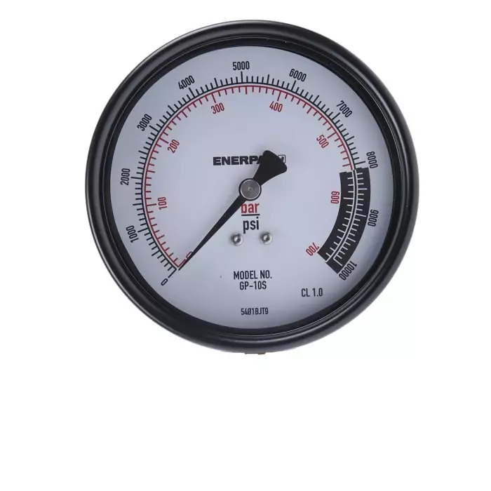 Enerpac Analogue Pressure Gauge 700 bar Bottom Entry 100 mm Outside Diameter, GP10S