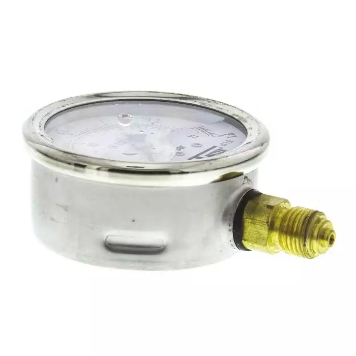 Sferaco G 1/4 Analogue Pressure Gauge 1.6 bar Bottom Entry 63 mm Outside Diameter UKAS, 1613002