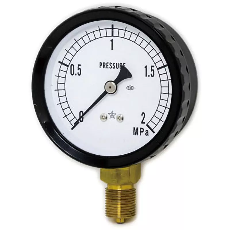 MIGISHITA SEIKI Sealed Pressure Gauge outdoor graded A frame (without H collar) Case Type, W311-241-2MPa-SE