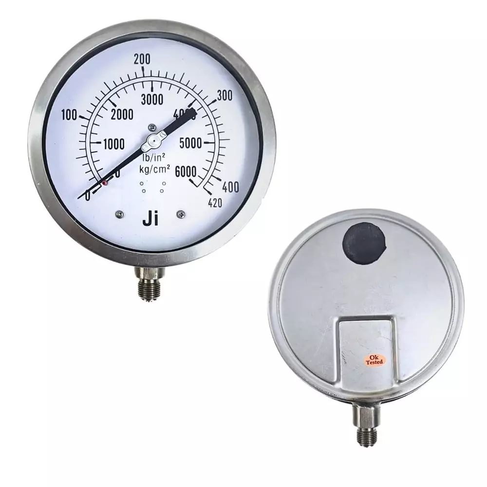 japsin-instrumentation-industrial-pressure-gauge-analog-display-150-mm-dial-size-0-to-420-kgcm-range-for-industrial-use