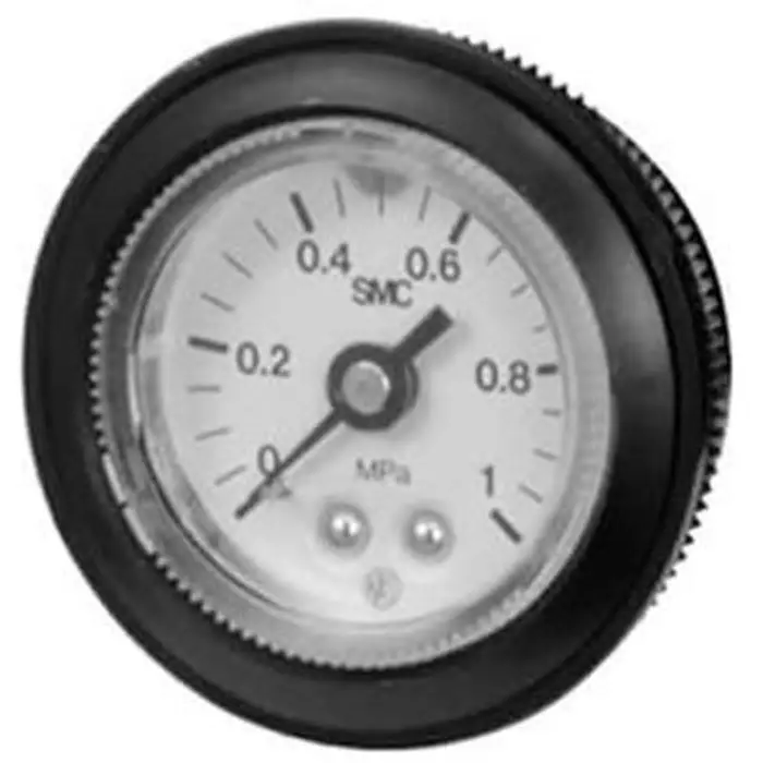 SMC R 1/8 Digital Pressure Gauge 0.7mPa Panel 53 mm Outside Diameter, G46-7-01M-C