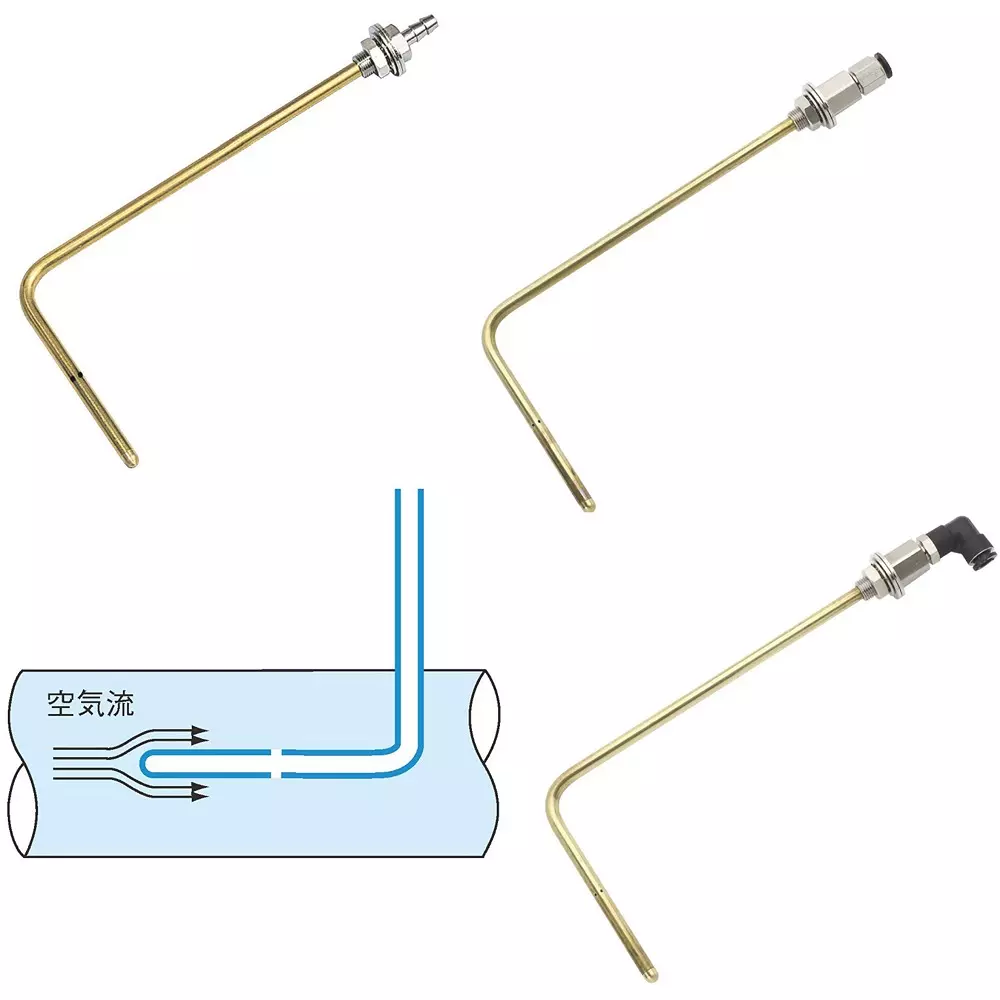 Yamamoto Electric Works Static Pressure Tube PT Bolster 170 Length (mm) F10.5 Panel cut dimensions (mm), PTS-PT6-170