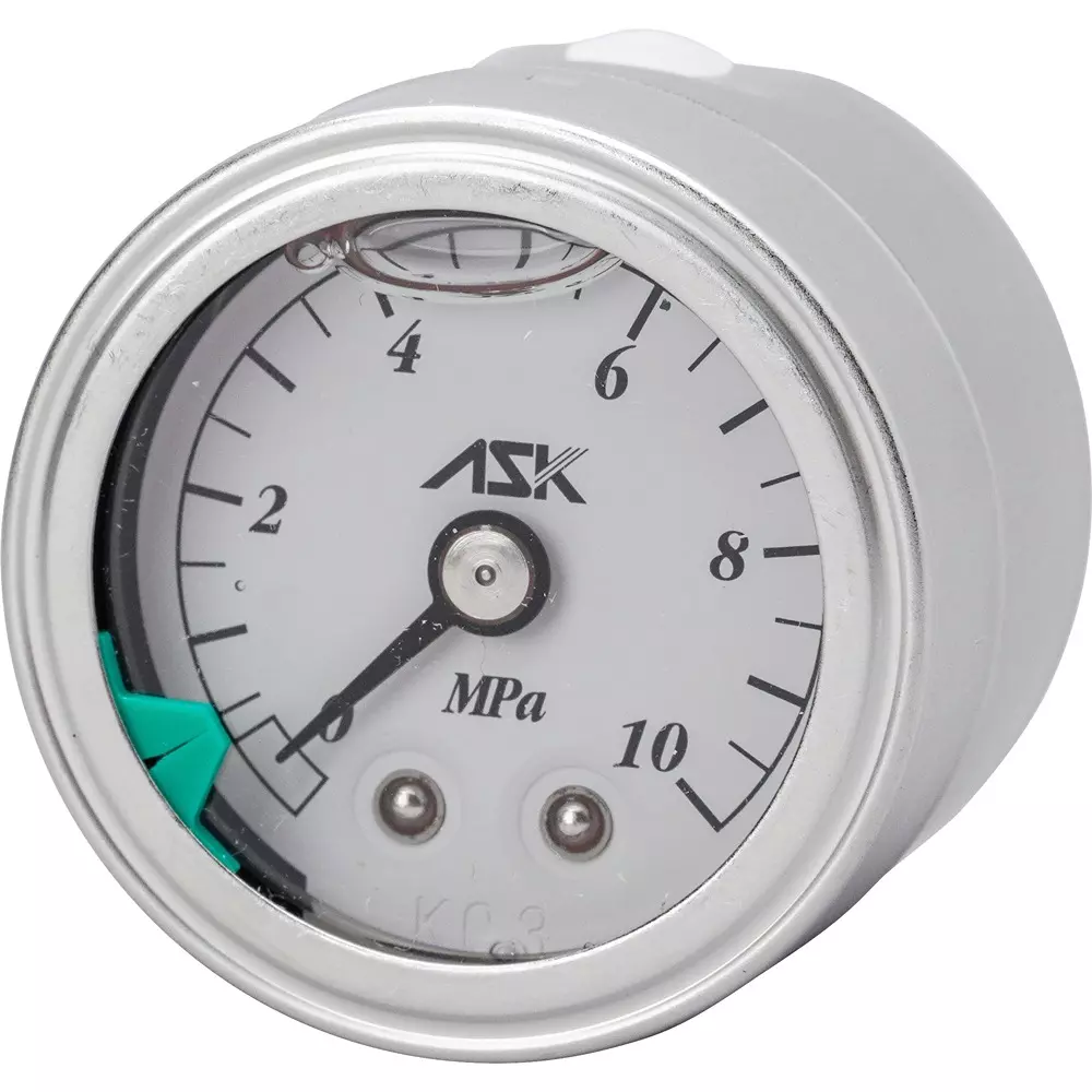 ASK Pressure Gauge -5 to 40 ℃ Operating Temperature Range, OPG-DT-R1/4-39X10MPA-S