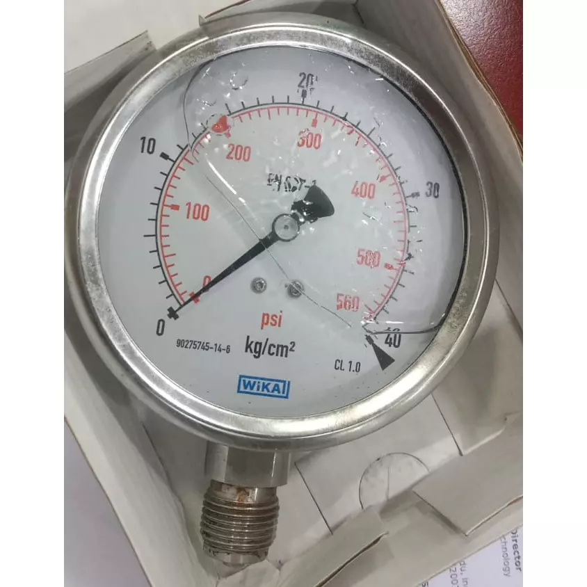 wika-232-53-100-btm-600-psi-bottom-entry-bourdon-pressure-gauge
