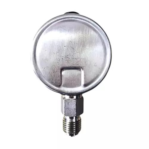 Japsin Instrumentation Industrial Pressure Gauge Analog Display -1 to 7 Bar Range 50 mm Dial Size for Industrial Use