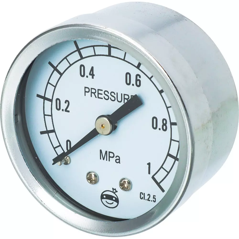 MonotaRO Pressure Gauge, Built-In Type, R Screw, Φ50 mm Pneumatic, Hydraulic, Other, R1/4x50x1.0MPa