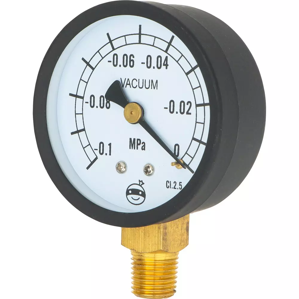 MonotaRO Vacuum Gauge R / Vertical 28 mm Thickness 60 Outer Diameter R1/4 Thread, 73621485