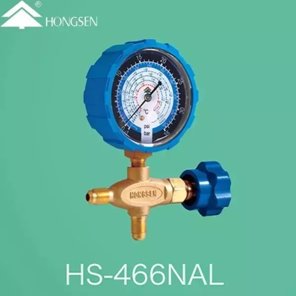 hongsen-single-manifold-with-gauge-30-inhg-to-500-psi-hs-466nal