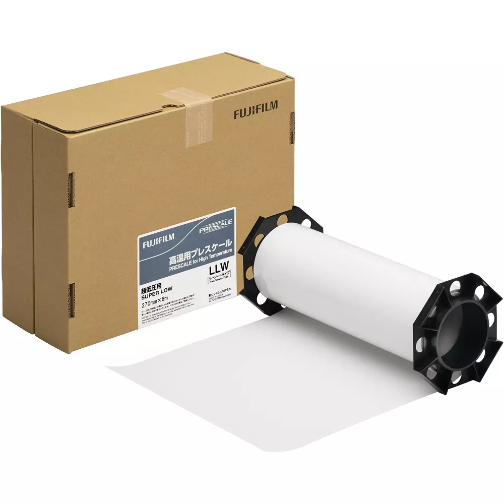 Fujifilm Prescale 0.5 to 2.5 MPa Measuring Range, LLW for ultra-low pressure