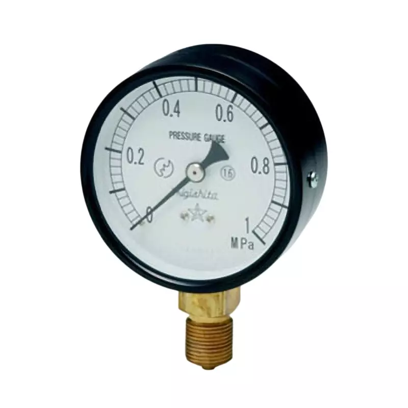SANSYO Pressure Gauge 0 to 0.16 Pressure Range, 0 to 0.16MPa A type 75Φ connection part G3 / 8B