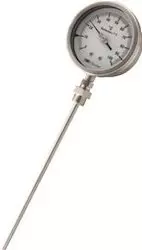 Baumer 150 mm 0-300C Thermometer Gauge CB-H-2-4BM-ZI-2C-12INCH-300DEG-C