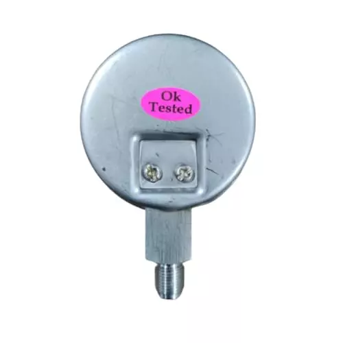 Japsin Instrumentation Industrial Pressure Gauge Analog Display 0 to 42 Kg/cm² Range 50 mm Dial Size for Industrial Use