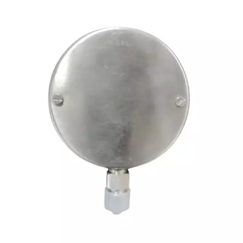 Japsin Instrumentation Industrial Capsule Vacuum Gauge Analog Display -1000 mm Wc to 0 Range 100 mm Dial Size for Industrial Use