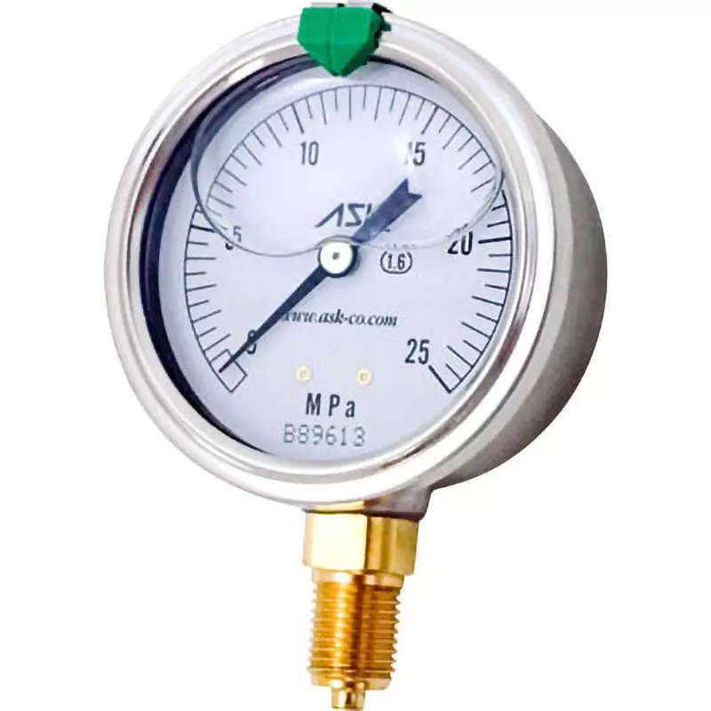 ASK Pressure Gauge -5 to 40 ℃ Operating Temperature Range, OPG-AT-G1/4-60X25MPA