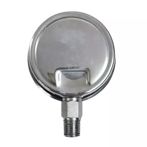 Japsin Instrumentation Industrial Pressure Gauge Analog Display 0 to 10 Bar Range 63 mm Dial Size for Industrial Use
