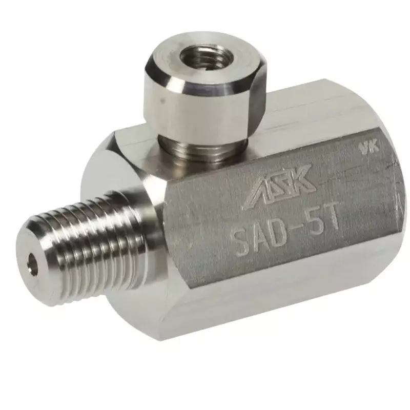 ASK Pressure Gauge Damper 35.0 Maximum Operating Pressure Water Suitable Fluid 63.0 Withstand Pressure, SAD-5T