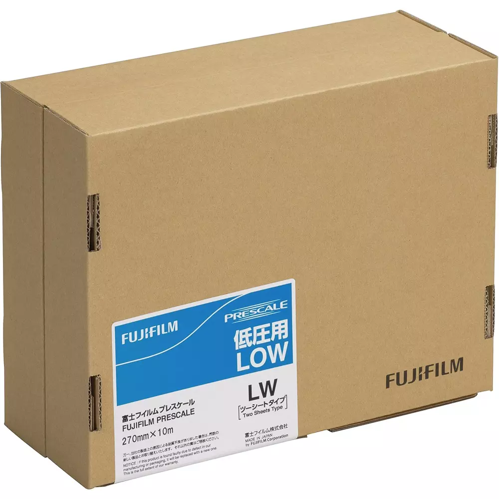 Fujifilm Pressure Measurement Film 20 to 35 ℃ Temperature Range 20 to 35 ℃ Operating Ambient Temperature, LW