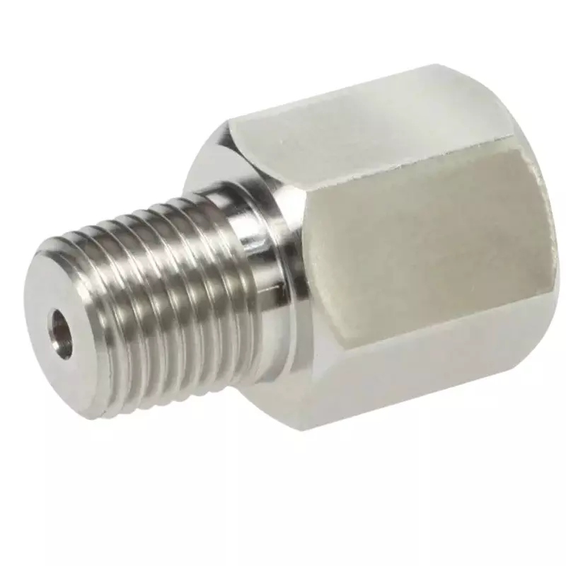 ASK Pressure Gauge Joint G1/4 xR1/4 Connector Thread 35.0 Maximum Pressure, AJ-105
