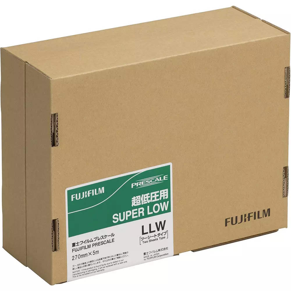 Fujifilm Pressure Measurement Film 20 to 35 ℃ Temperature Range 20 to 35 ℃ Operating Ambient Temperature, LLW