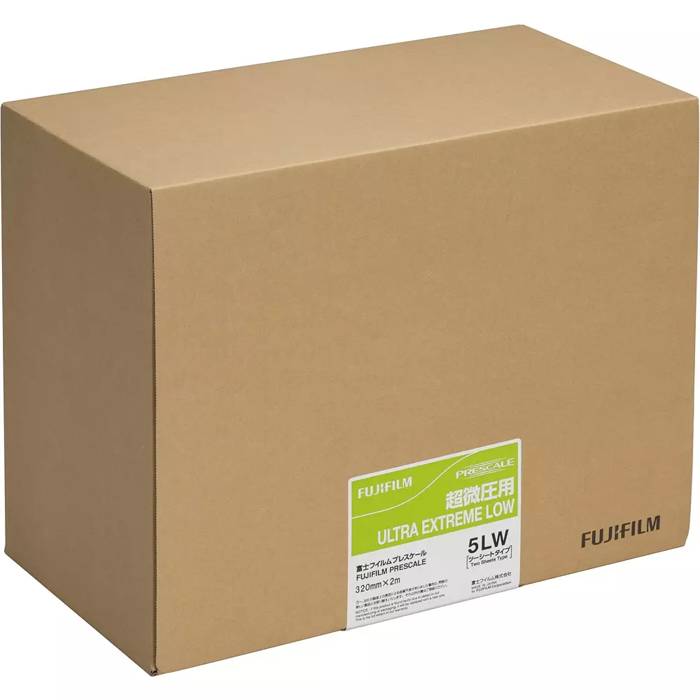 Fujifilm Pressure Measurement Film Two seat type Classification 0.006 to 0.05 MPa Measuring Range, 5LW
