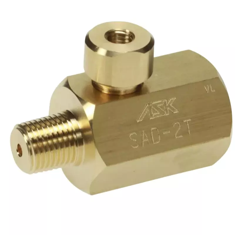ASK Pressure Gauge Damper 35.0 Maximum Operating Pressure Water-glycol hydraulic oil, air Suitable Fluid, W-SAD-3T