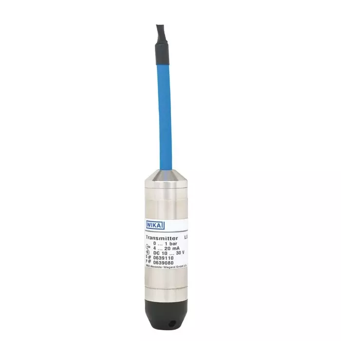 WIKA LS-10 Series Submersible Pressure Transmitter Cable Mount Stainless Steel Body, 7776345
