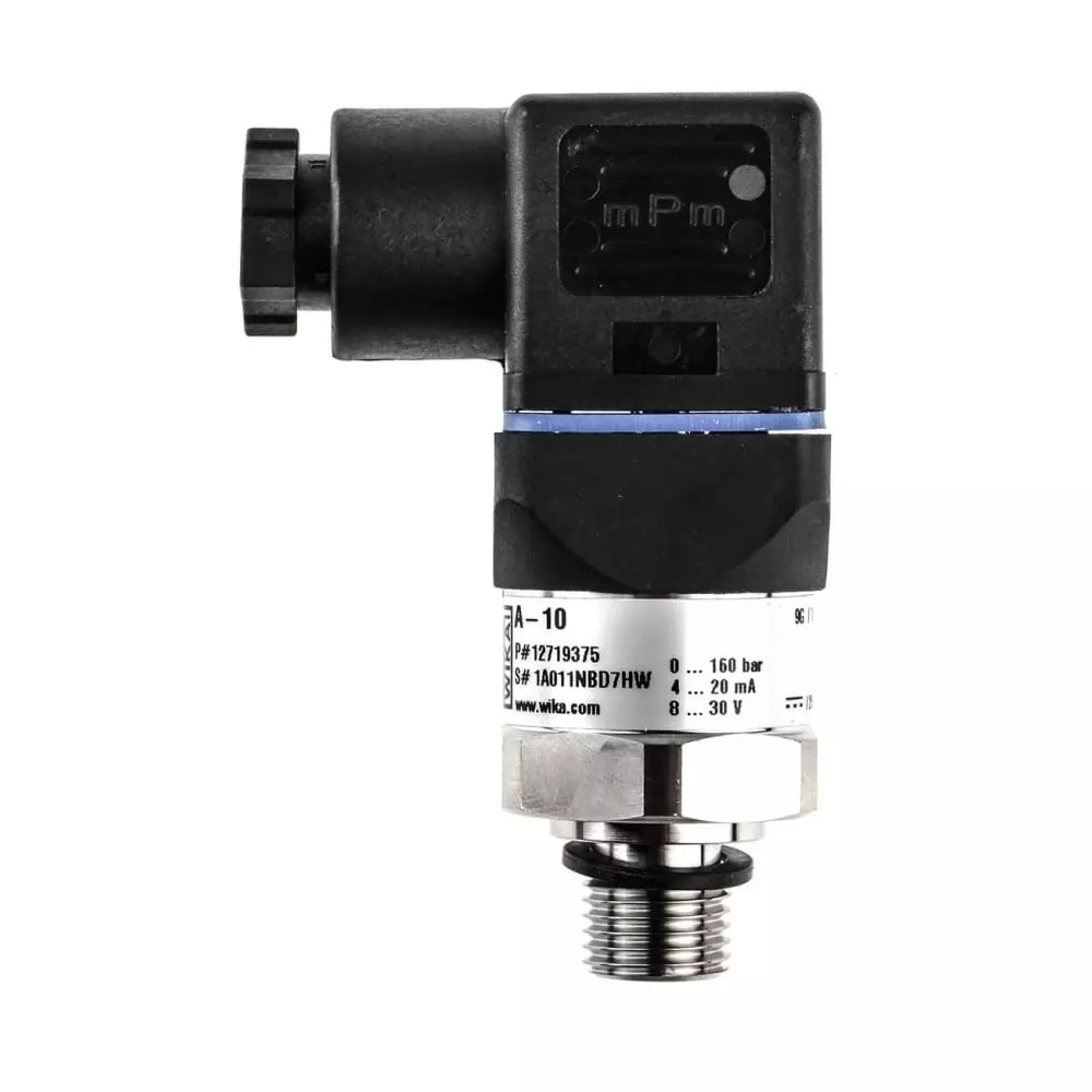 WIKA A-10 Series Pressure Transmitter 0bar Min 160bar Max, 12719375
