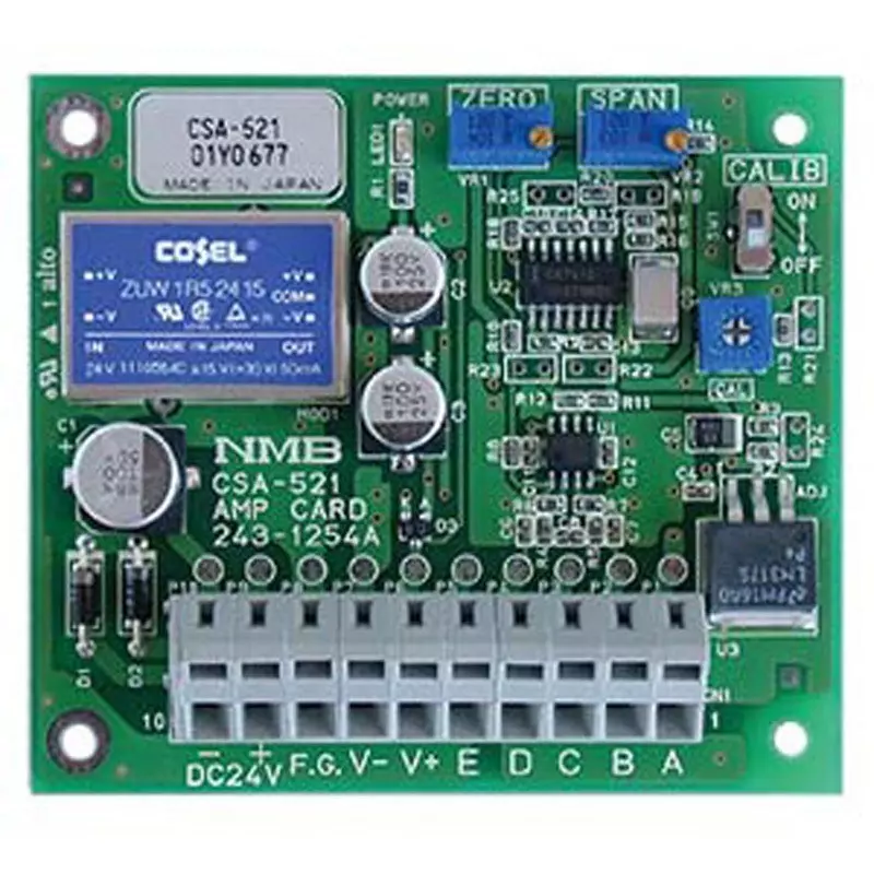 NMB Technologies Transmitter Output: 2 kÎ© or more Load Resistance ±10 v Output Voltage CSA-521