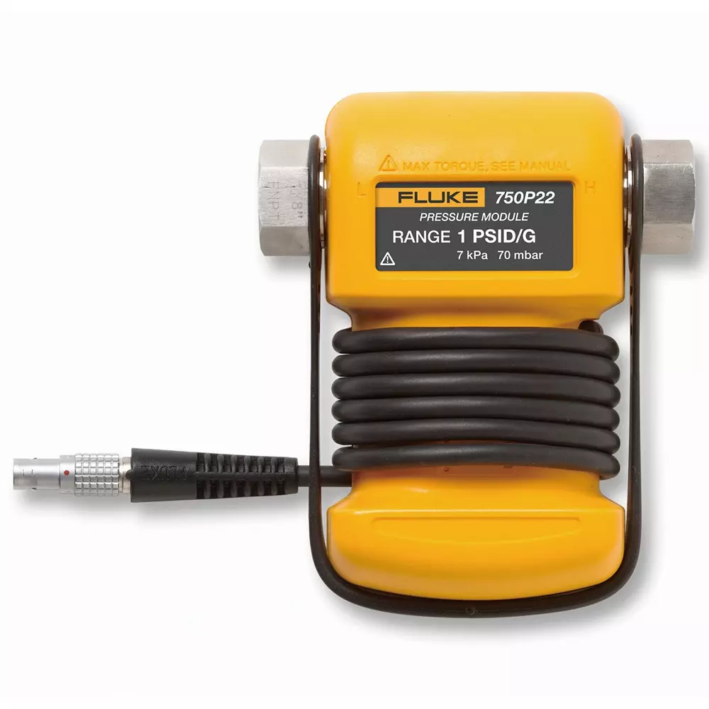 Fluke Pressure Module ●High pressure port: 316 ss ●Low pressure port: Dry air 2.0 No. of Port, 750P22