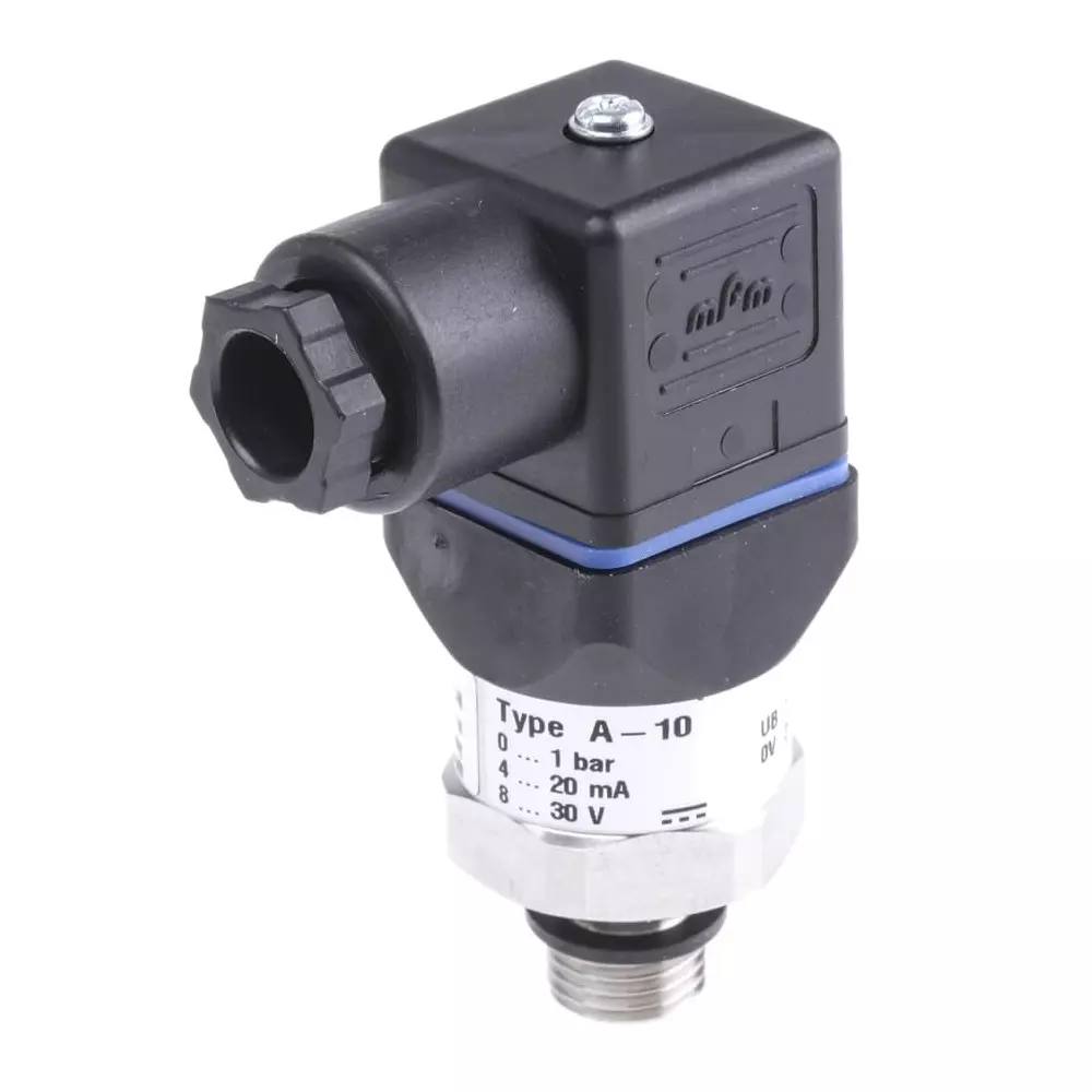 WIKA Pressure Transmitter 0bar Min 1bar Max, 12719049