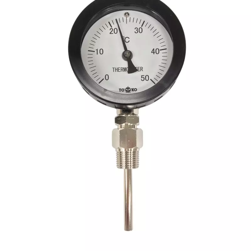 TOKO Bimetal Thermometer ΦΦ90 mm mm Outer Dia, TB-A75WB