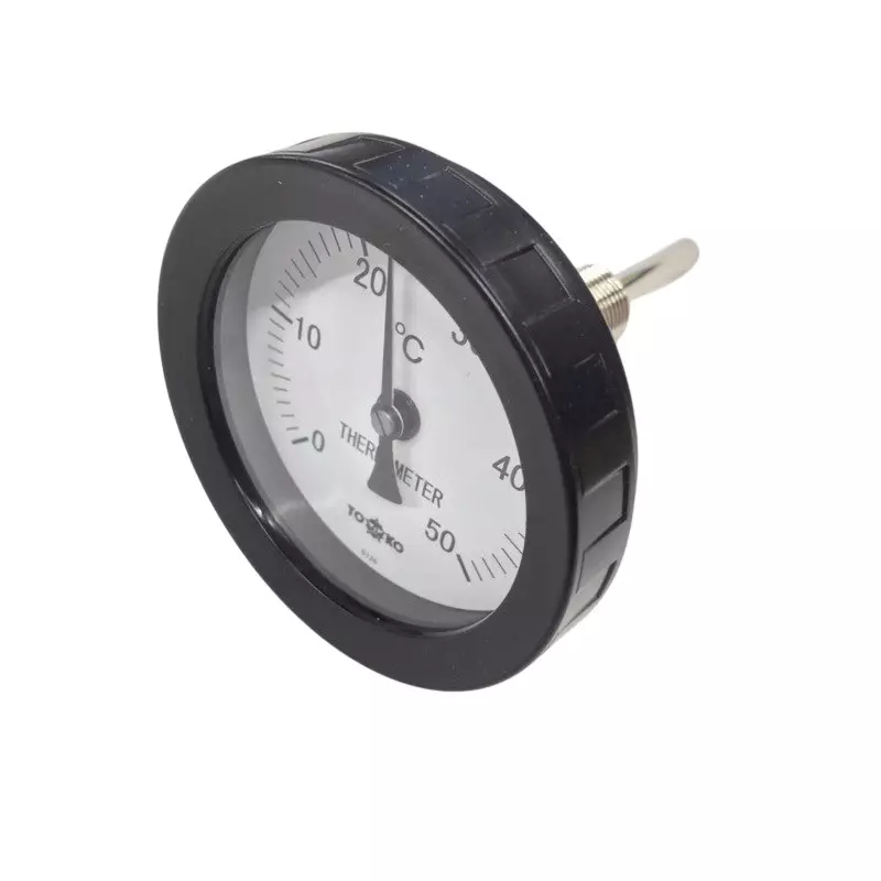 TOKO Bimetal Thermometer ΦΦ90 mm mm Outer Dia, TB-D75WB